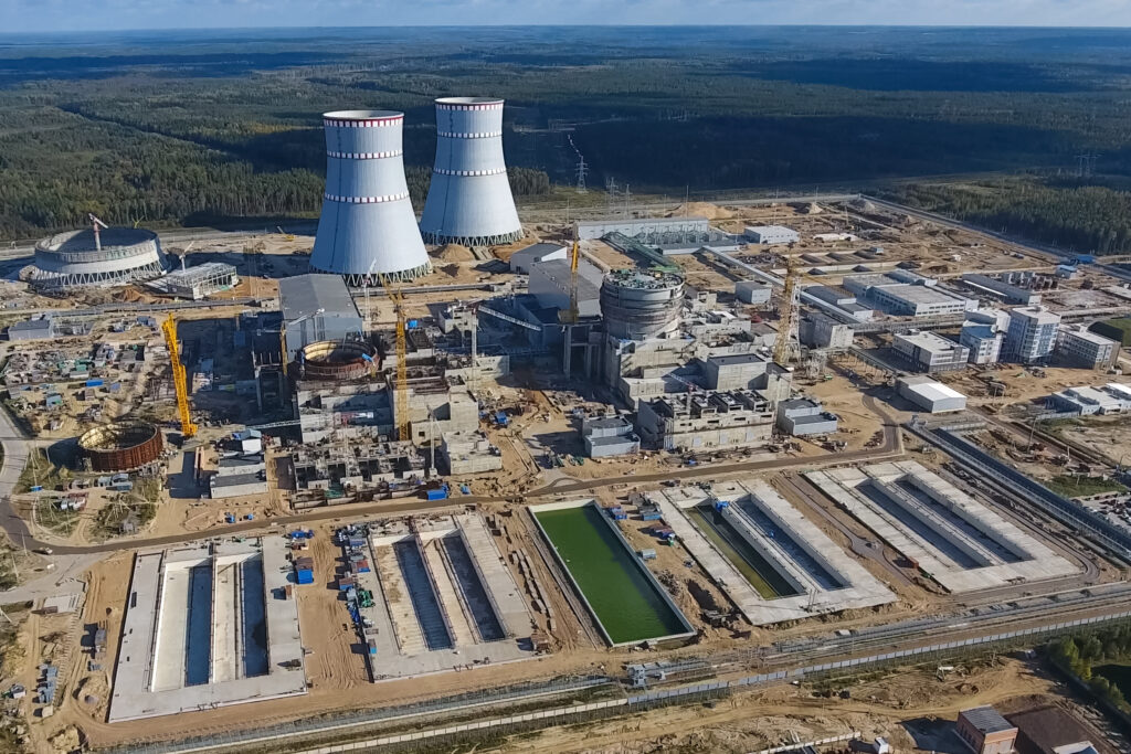 nuclear power plant under construction
