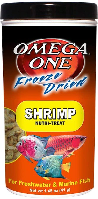 Omega One Freeze-Dried Shrimp Freshwater & Marine Fish Treat