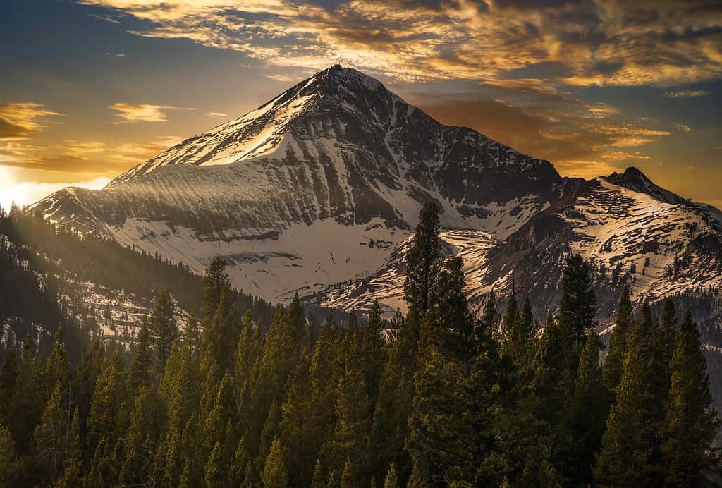 Lone Peak Mountain, Montana