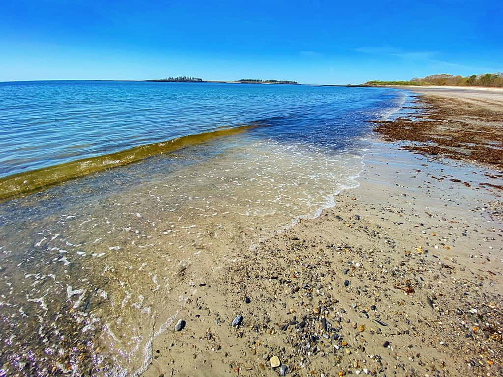 Crescent Beach in Maine