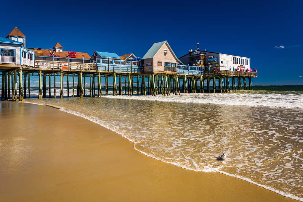 Old Orchard Beach and pier