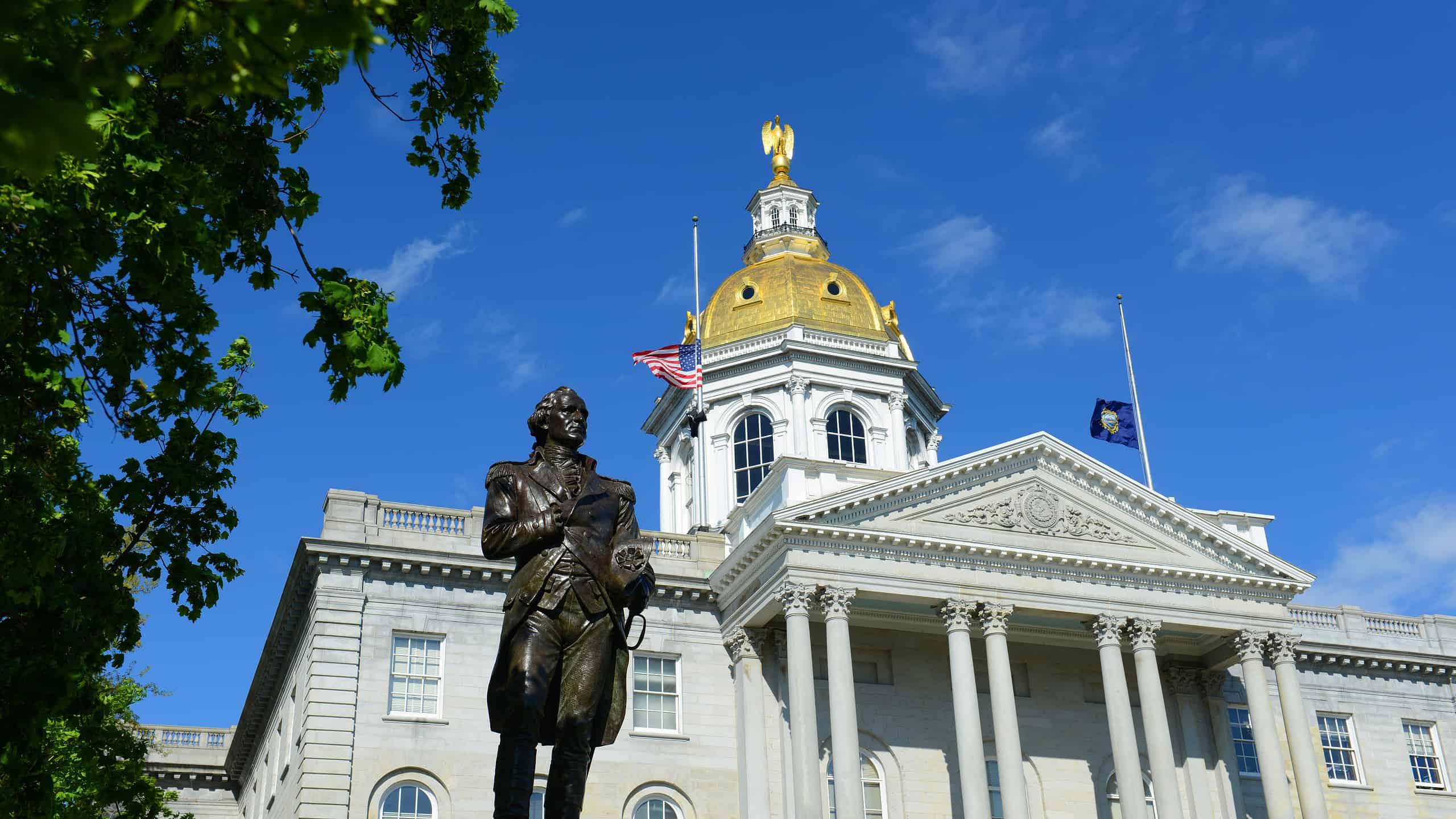 New Hampshire State House, Concord, New Hampshire, USA. New Hampshire State House is the nation's oldest state house, built in 1816 - 1819.