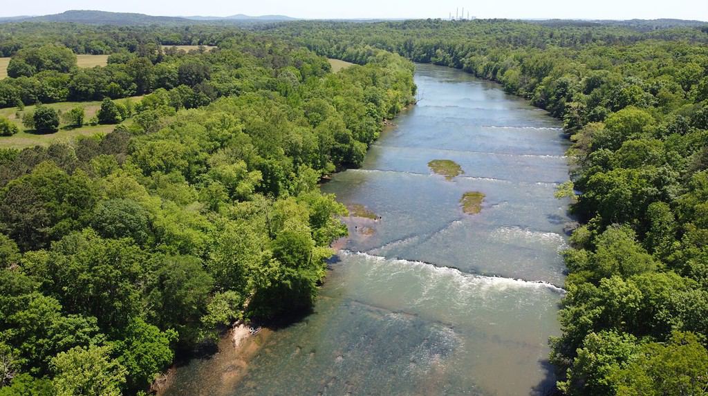 A drone photo of the Etowah River, in the state of Georgia. This image was from a 3 day kayaking and fishing adventure.