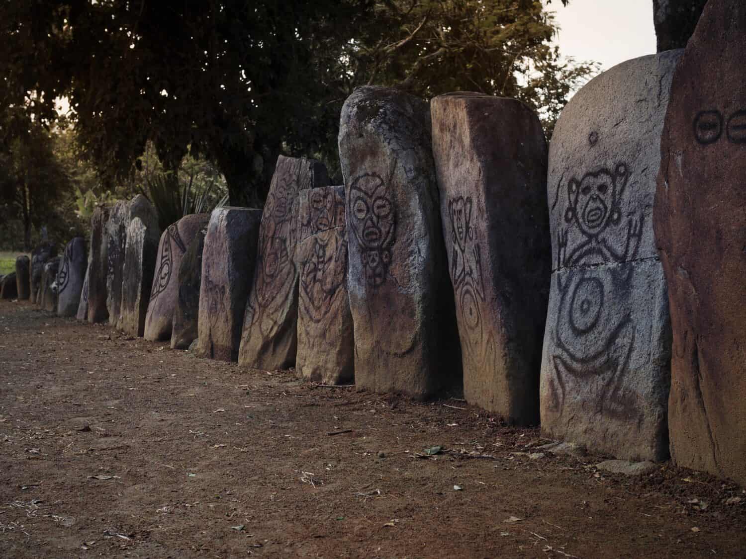 Ancient Petroglyphs, Ceremonial Park of Caguana, Puerto Rico