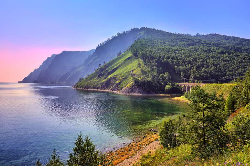 Baikal landscape — part of the coldest country in the world