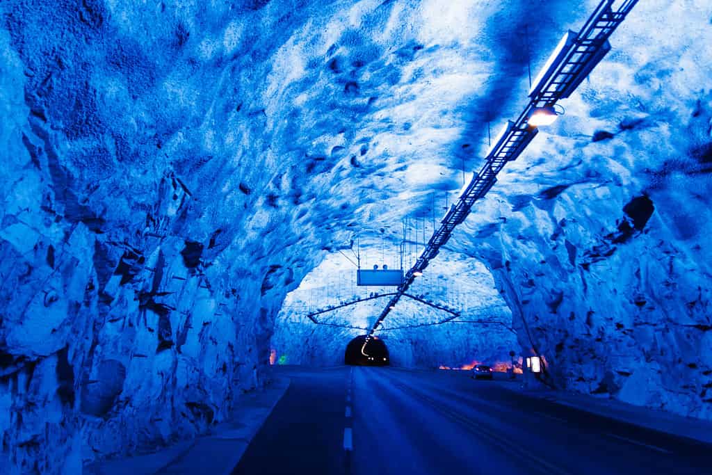 Lærdal Tunnel in Norway