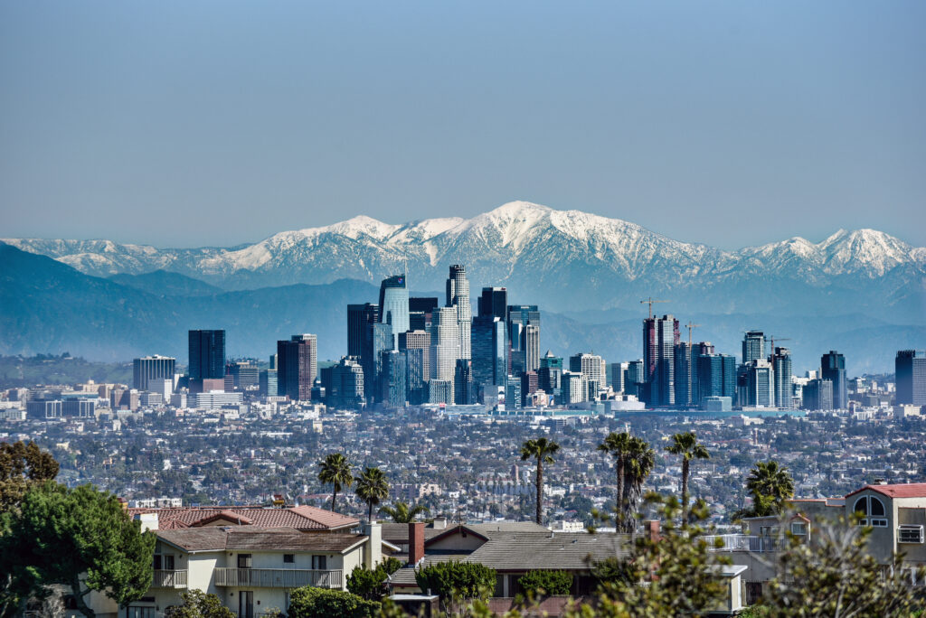 The largest city in the western US is Los Angeles, California