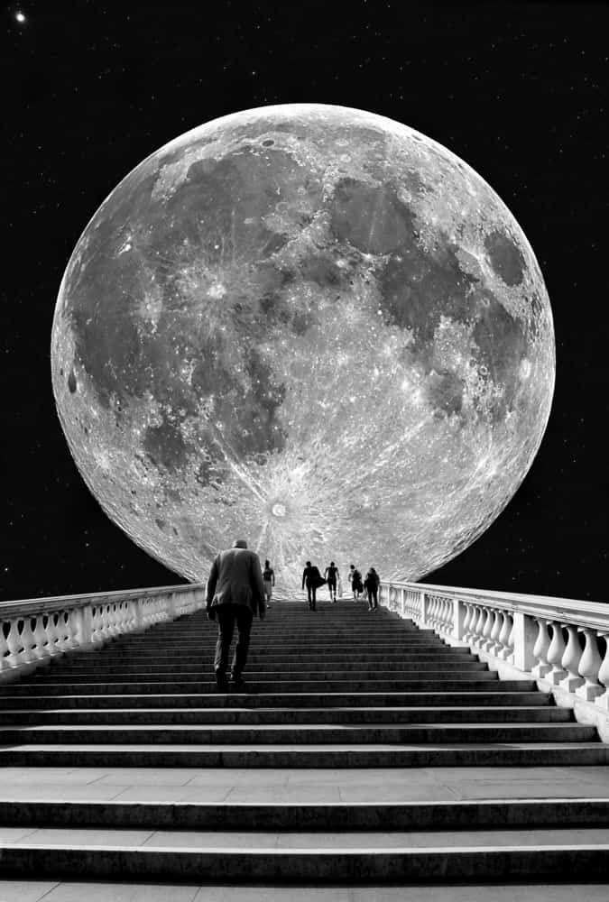walk to the moon