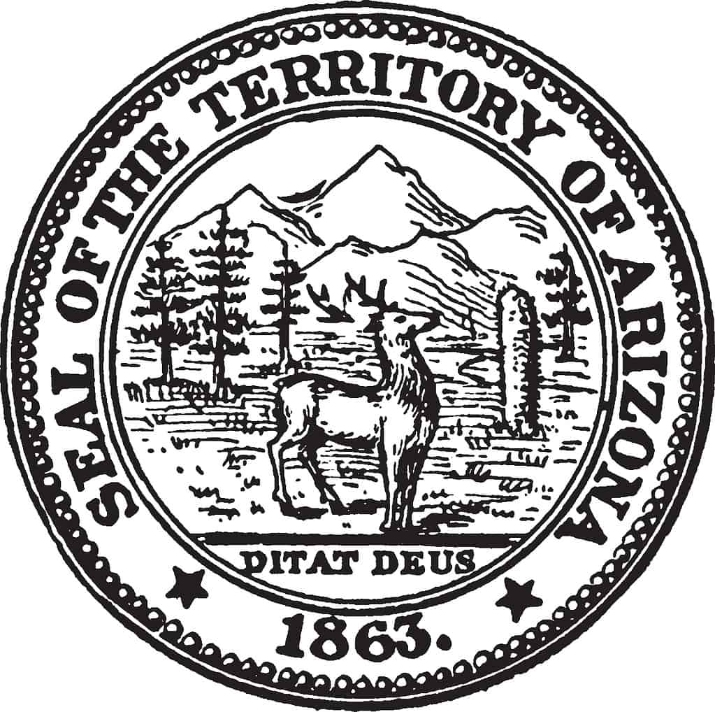Former version of the Arizona state seal