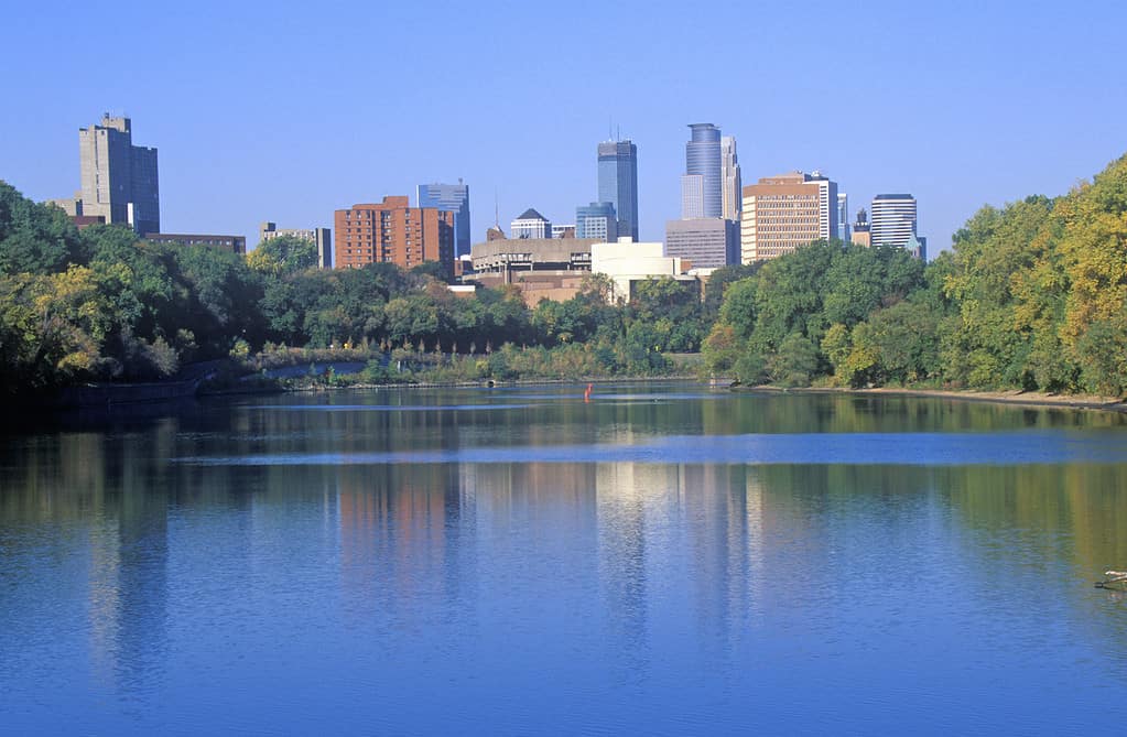 View of Minneapolis, Minnesota, Skyline