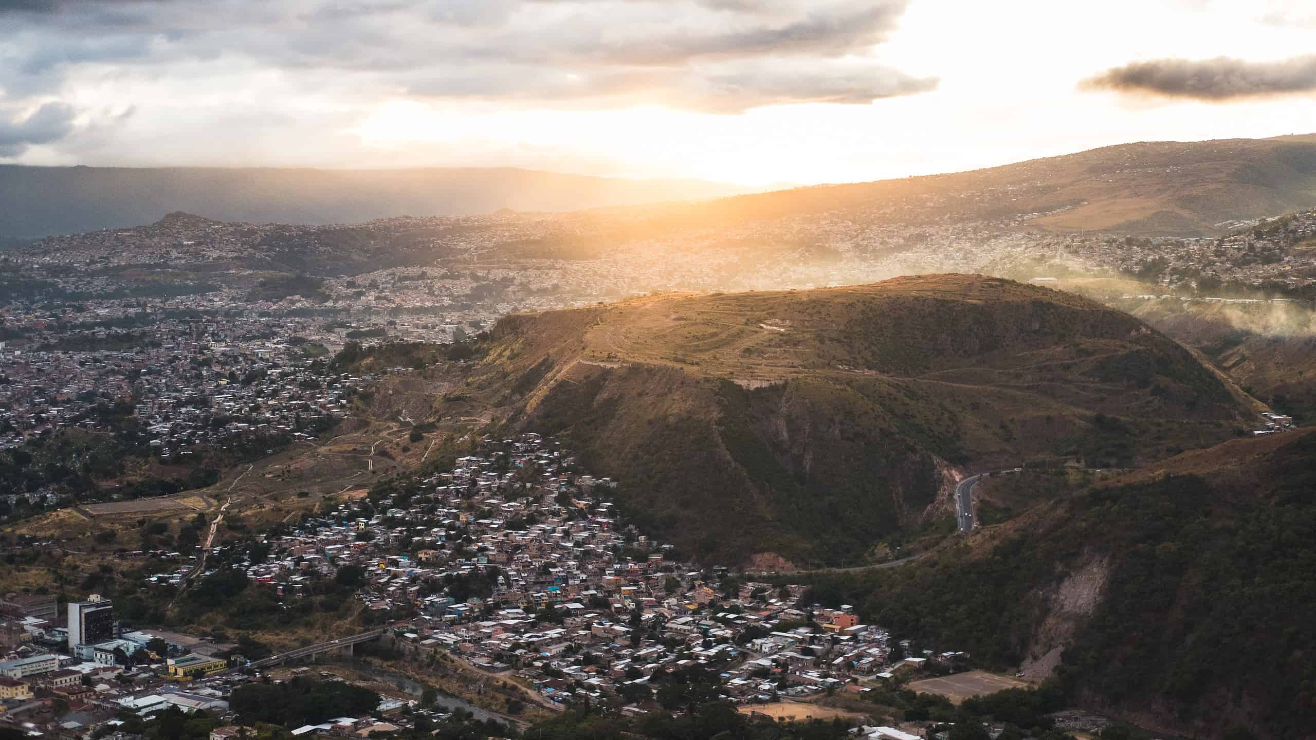A panoramic view of Tegucigalpa, Honduras