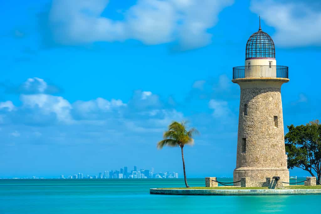 Boca Chita Lighthouse at Biscayne Park, Florida