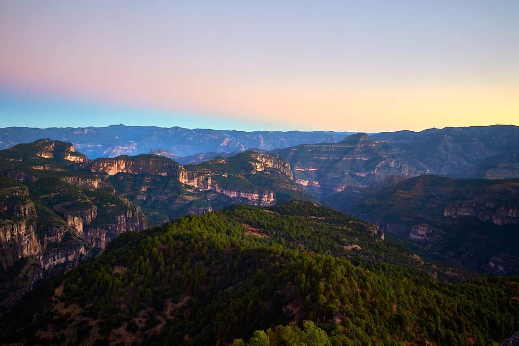 Sierra Madre Occidental in Mexico