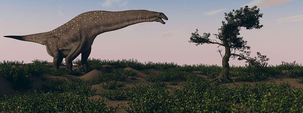 Titanosaurus dinosaur