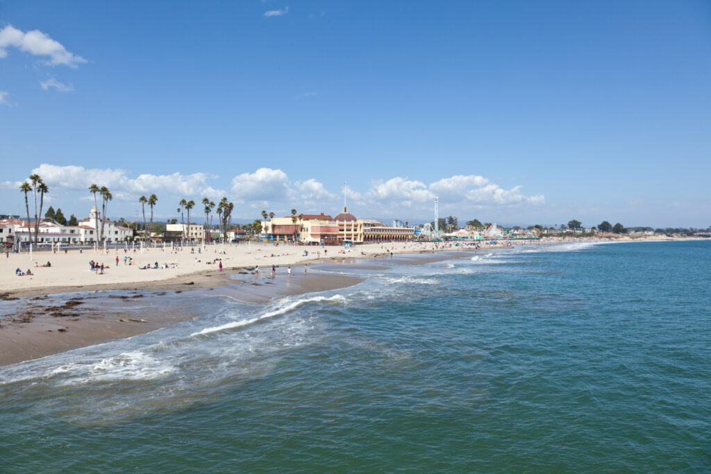 Santa Cruz Beach in Santa Cruz, California