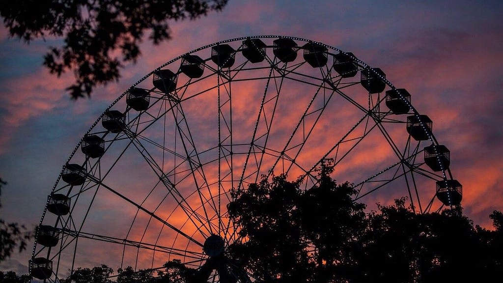 Colossus Ferris Wheel at Six Flags in Missouri