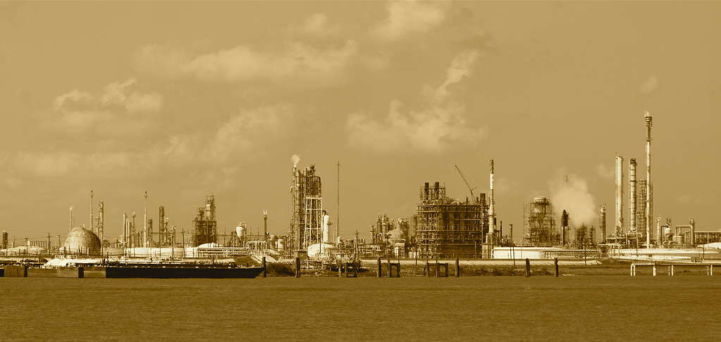 Louisiana Dow Chemical on the Mississippi River