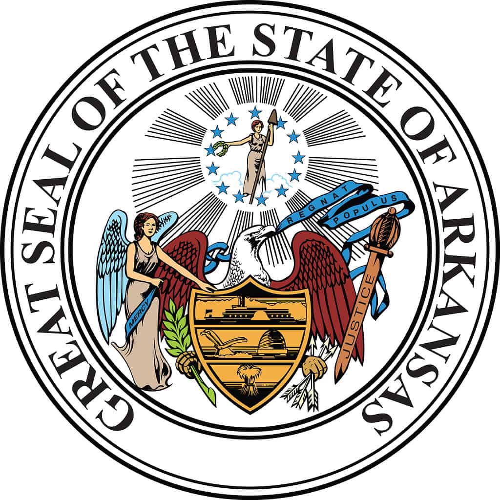 Official state seal of Arkansas