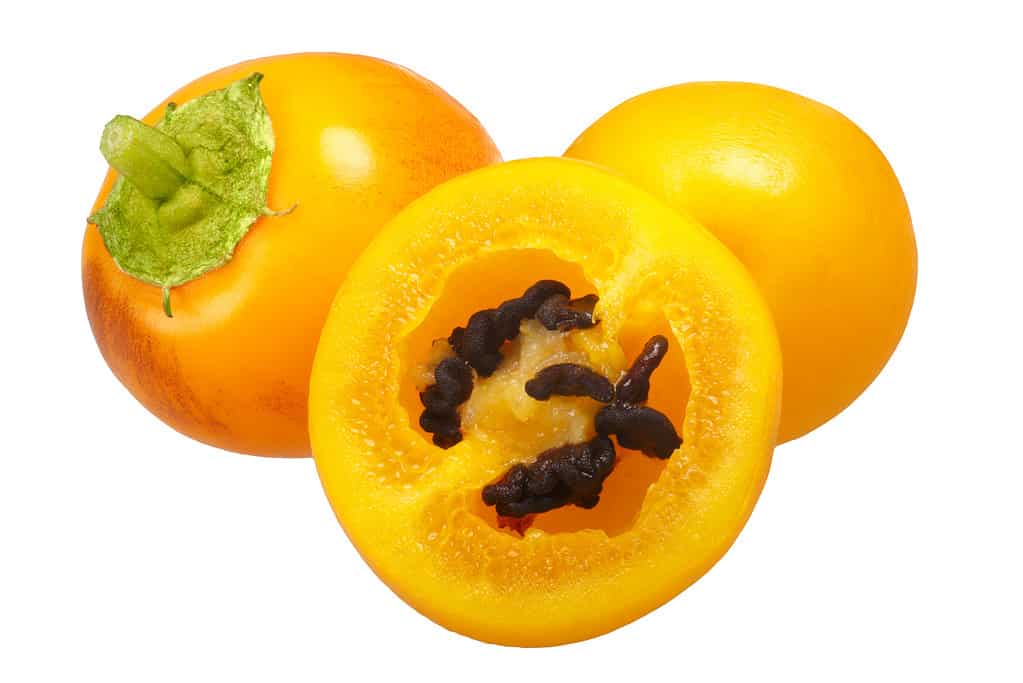 Yellow rocoto canario peppers