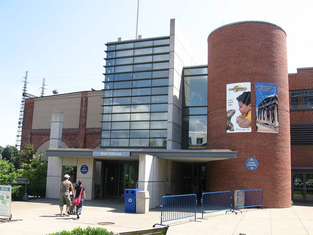 Entrance to the Maritime Aquarium in Norwalk, Connecticut