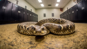 Watch This Slippery Rattlesnake Invade A Professional Baseball Team’s Locker Room Picture
