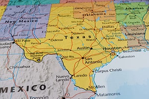 Where Is Texas? See Its Map Location and Surrounding States Picture