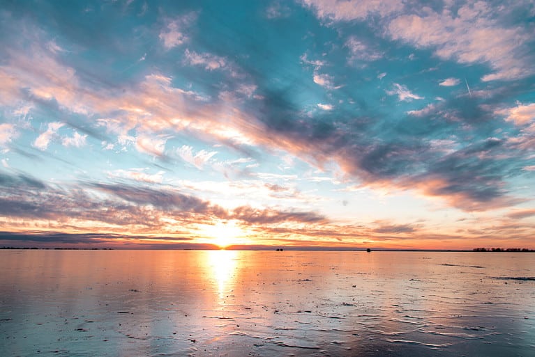 Lake St. Clair Michigan sunset