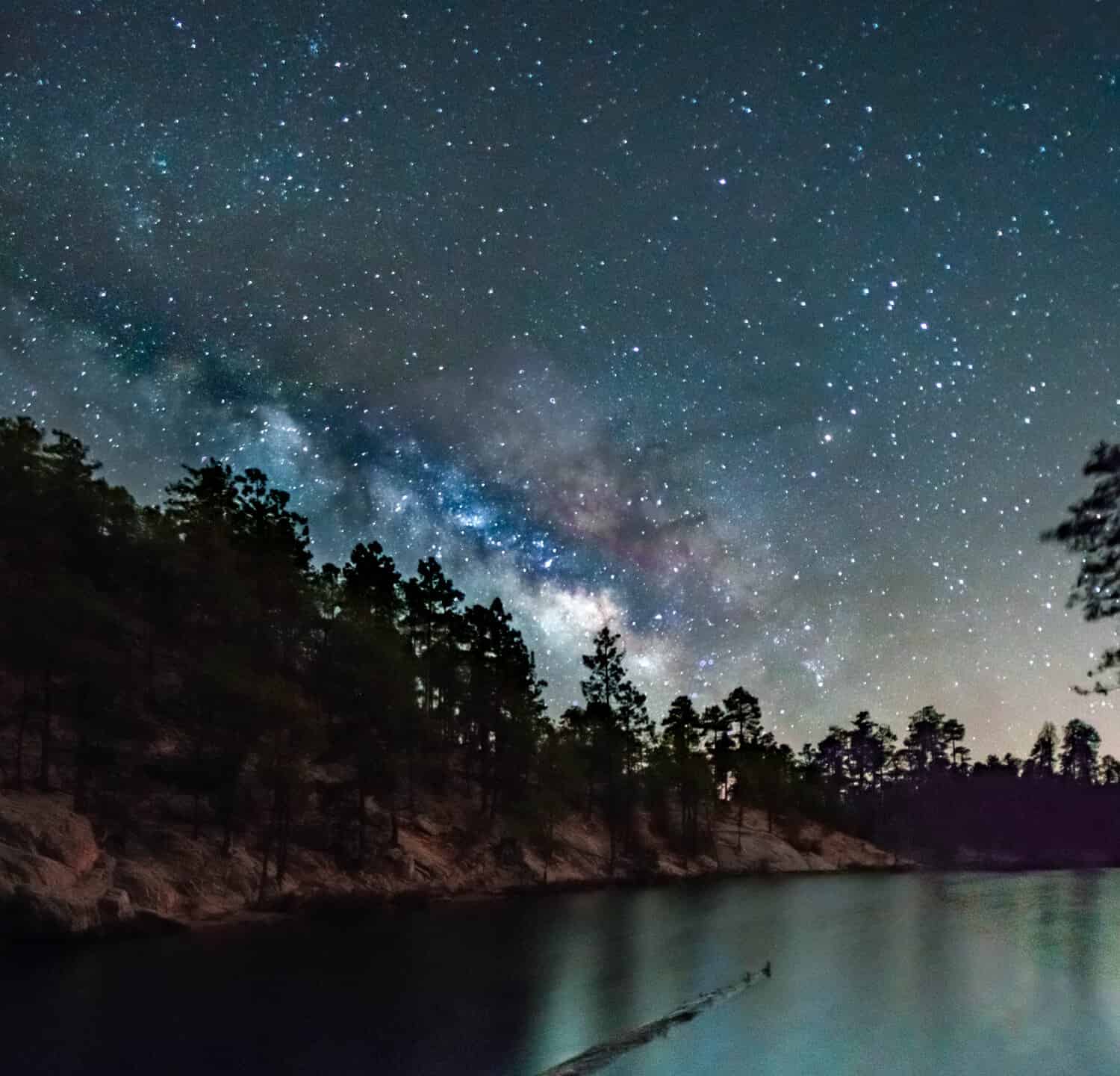 Rose Canyon Lake, Mount Lemmon, Milky Way