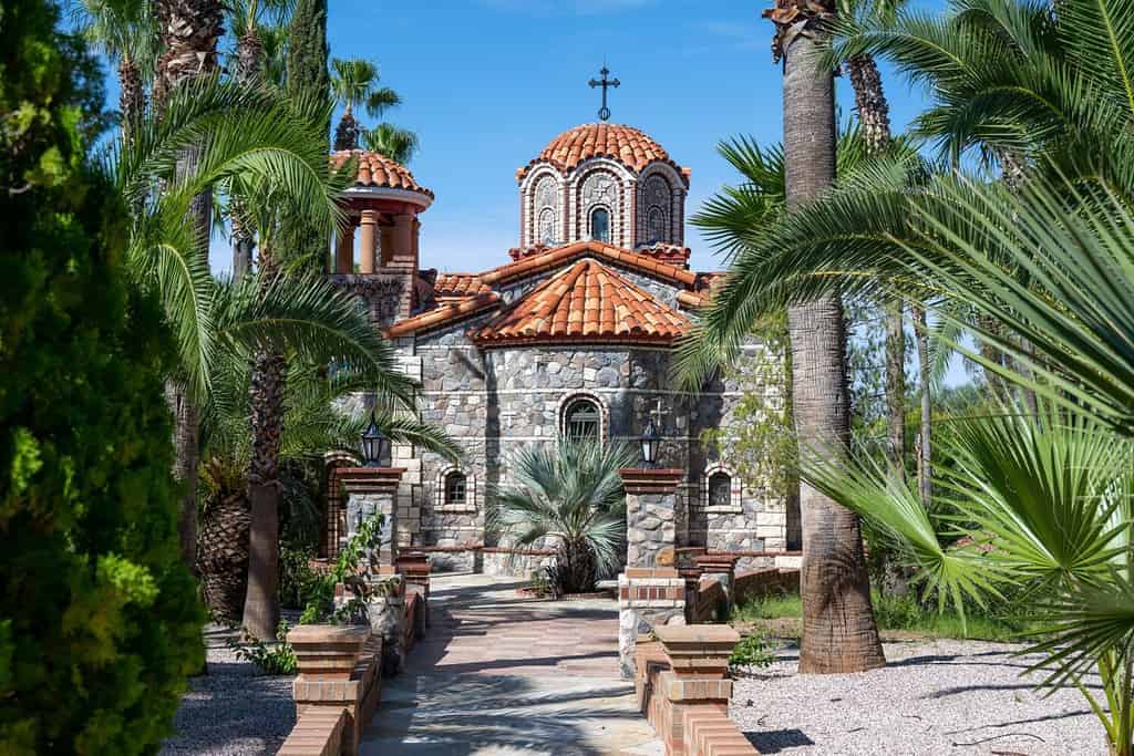 St Nicholas' chapel located at St Anthony's Greek Orthodox Monastery in Arizona