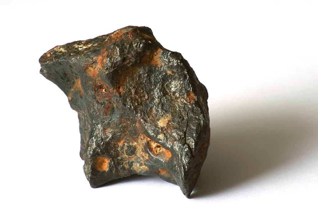 Iron meteorite from the Barringer Meteor Crater in Arizona, USA. Weight 110g.