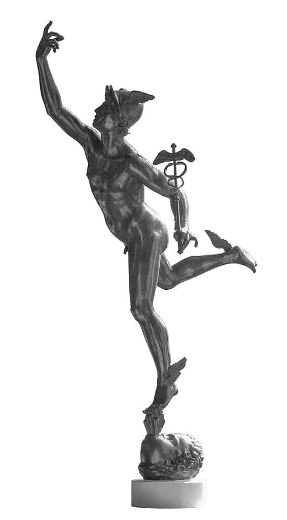 Mercury, the patron God of trade