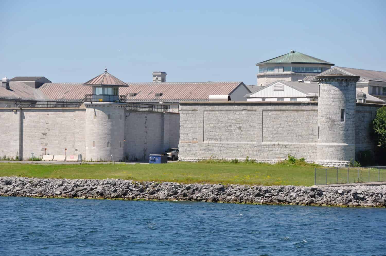 Kingston Penitentiary, a federal maximum security institution for offenders serving over 2 years in Kingston, Ontario in Canada