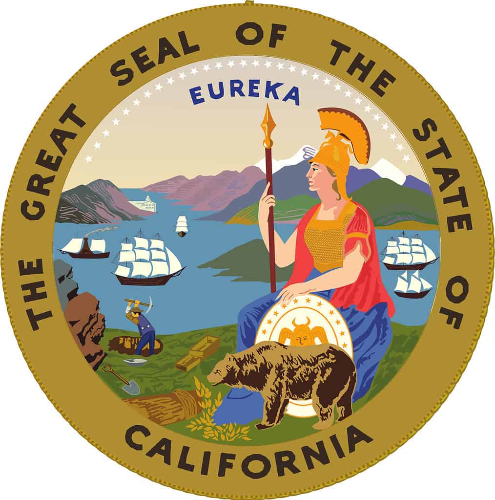 Color version of the Great Seal of the State of California