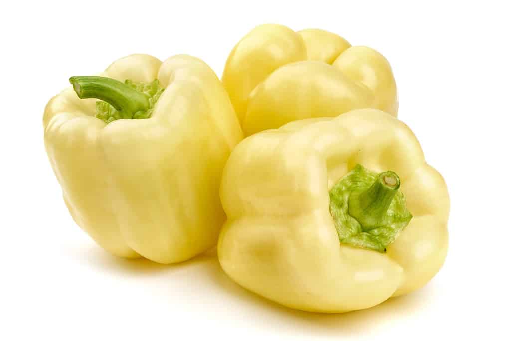 White bell peppers