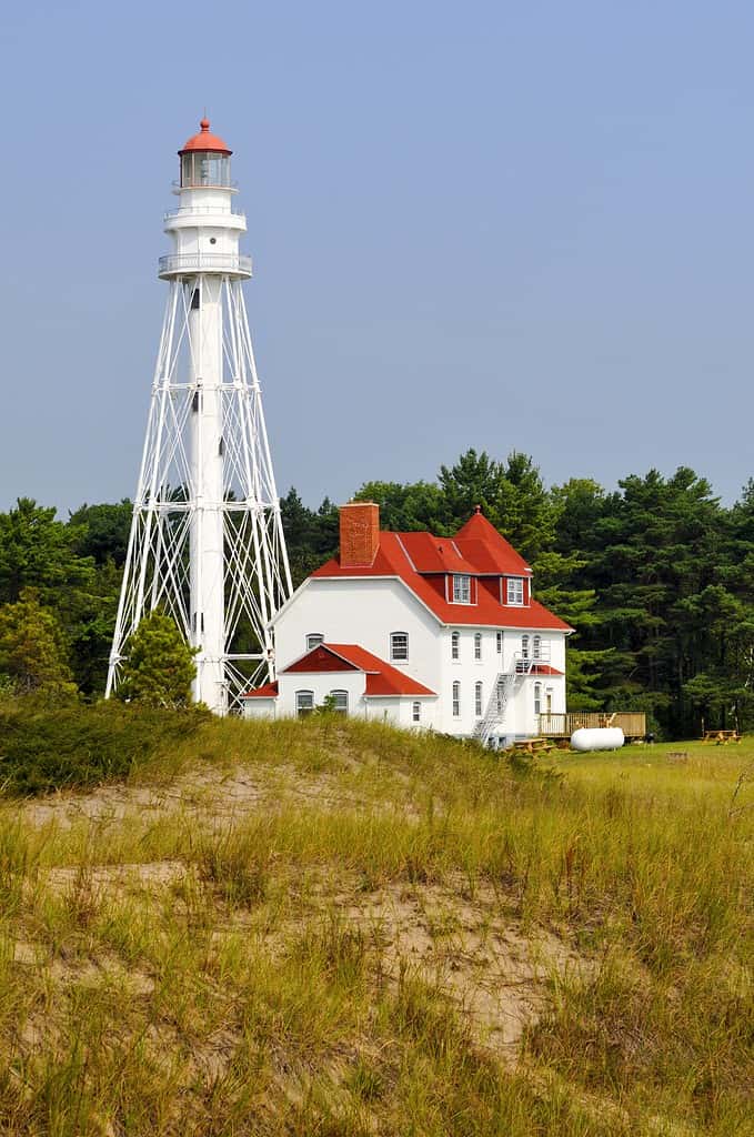 Rawley Point Lighthouse at Point Beach State Forest, Wisconsin