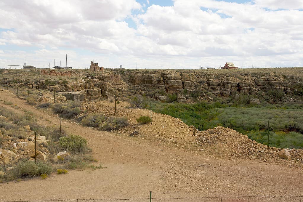 Town of Two Guns, Arizona landscape