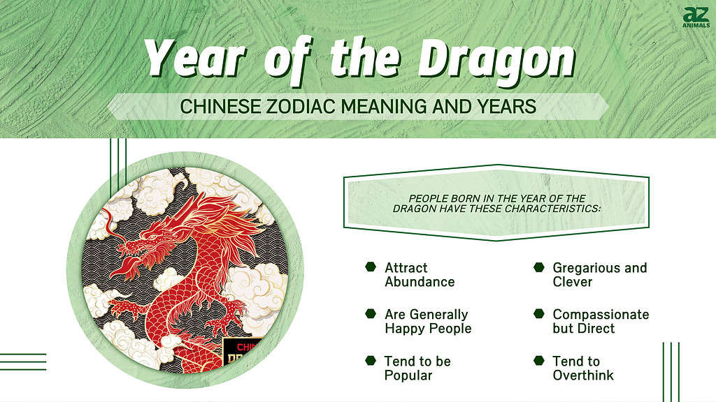 Year of the Dragon: Chinese Zodiac Meaning and Years A Z Animals