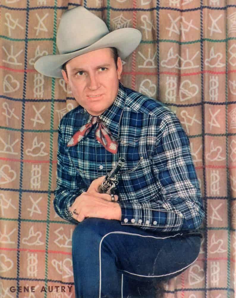 Gene Autry, "the singing cowboy," 1942