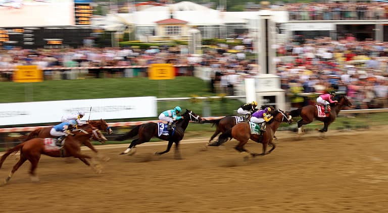 The Preakness Stakes is held annually on the third Saturday in May.