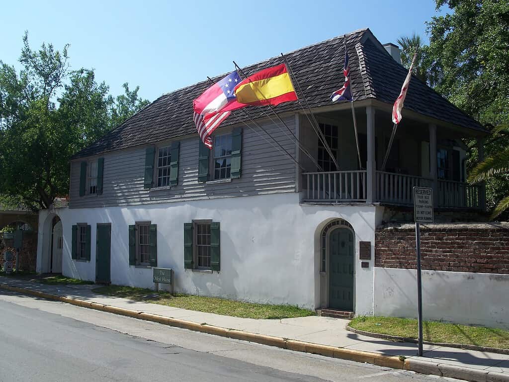 St. Augustine, Florida: Gonzalez-Alvarez House, a National Historic Landmark.