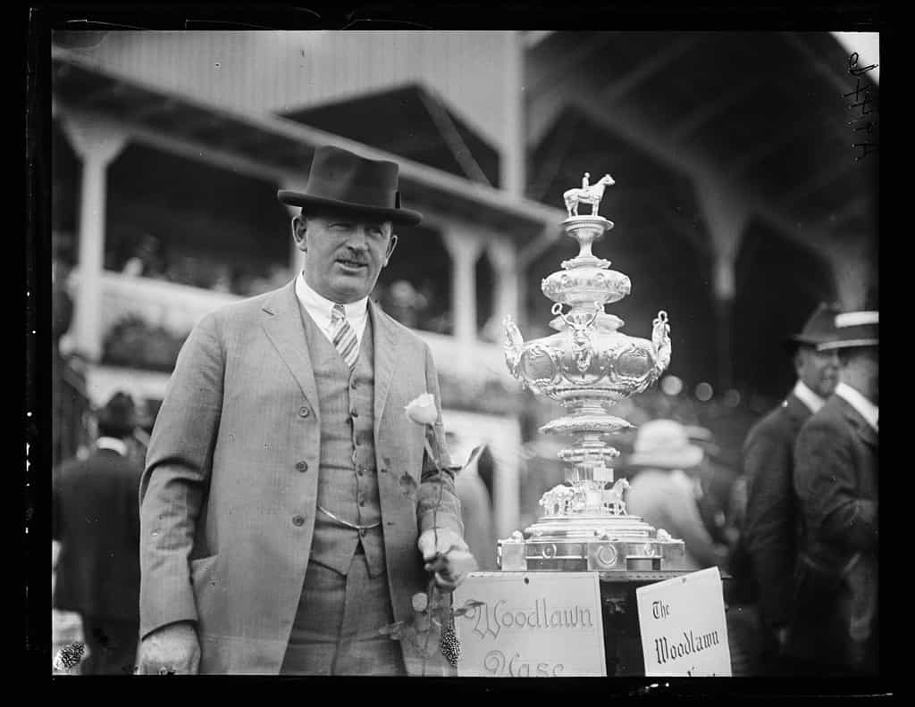 The Woodlawn Vase became the official trophy for the winner of the Preakness Stakes in 1917.