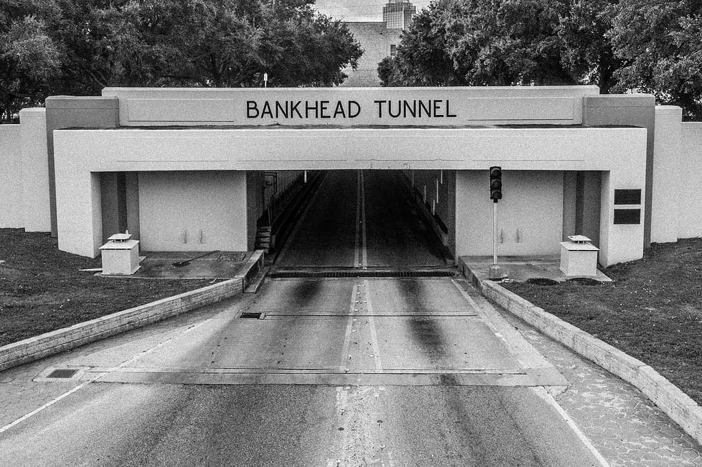 Alabama - US State, Highway, Bankhead Tunnel, Mobile, Alabama