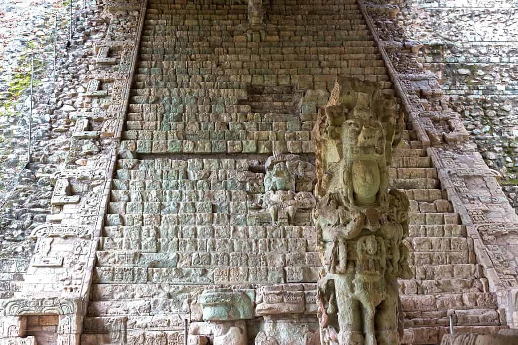 Longest hieroglyphic stairway, Mayan ruins- best spots to explore Mayan ruins