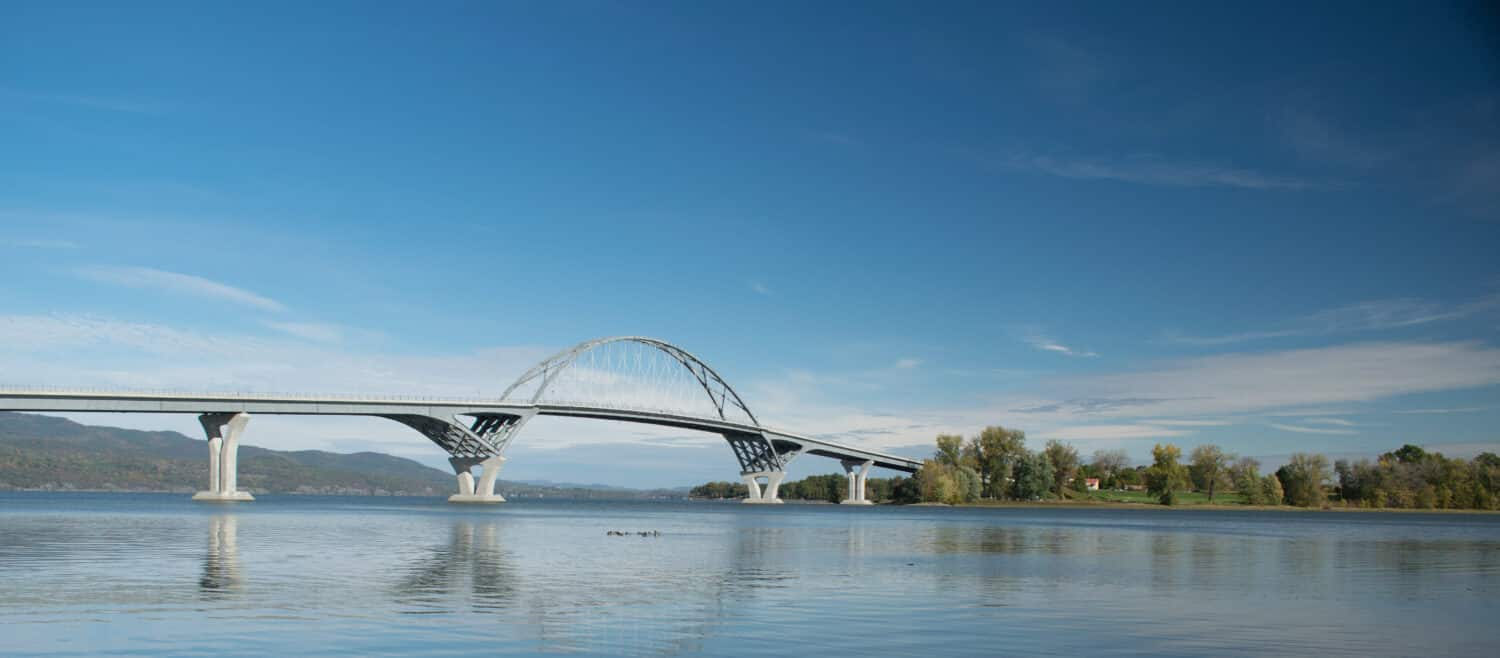 The Lake Champlain Bridge