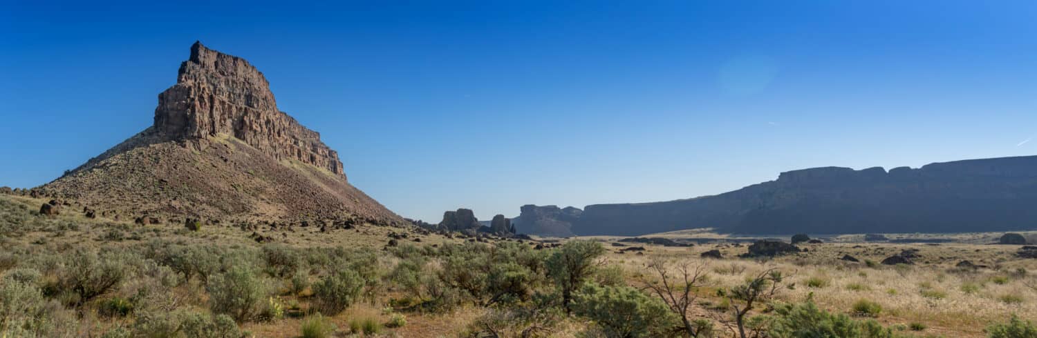 Umatilla Rock at Sun Lakes State Park in Washington