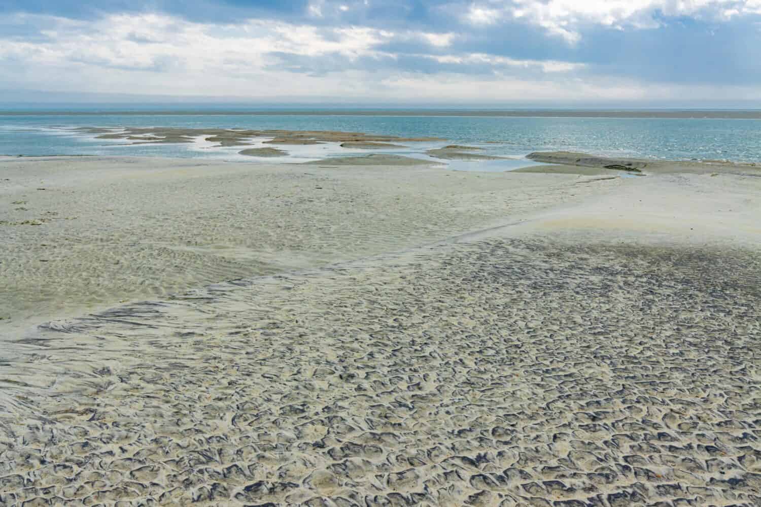 Tidal Flats on North Beach  Tybee Island, Georgia, USA