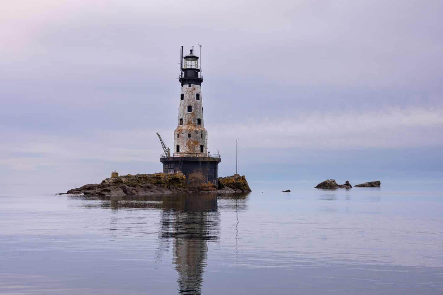 Rock of Ages Lighthouse - An offshore lighthouse on Lake Superior.