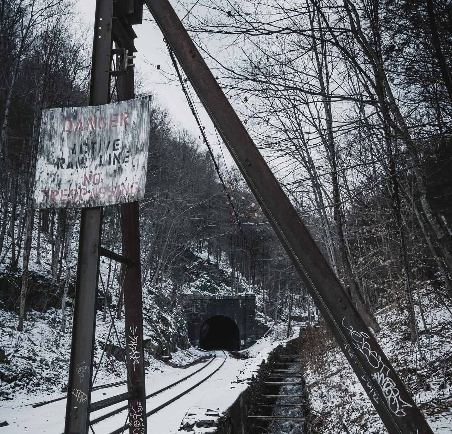 The East Portal of the Hoosac Tunnel, one of the most haunted locations in America