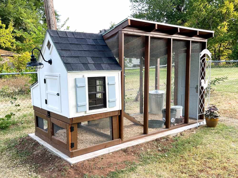 Backyard chicken coop for small flock