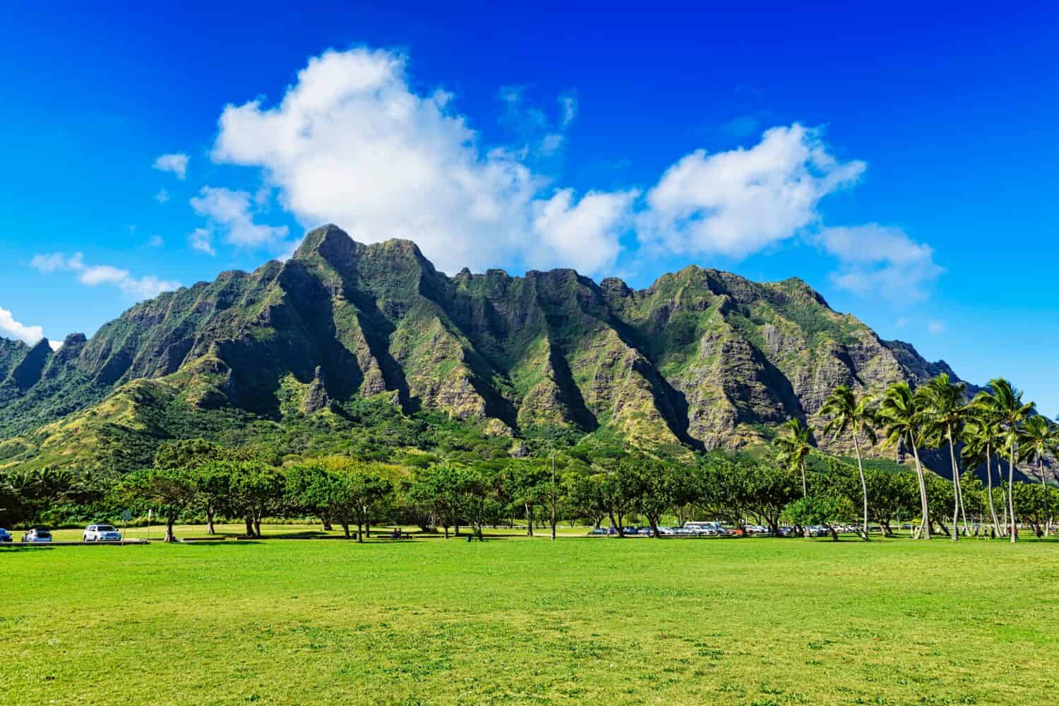 Kualoa Ranch on Oahu Island, Hawaii